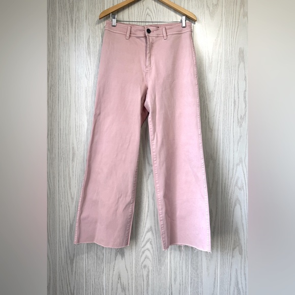 KUT from the Kloth Angela High-Rise Gaucho in Rose Wash Size 8 NWOT - Picture 5 of 7